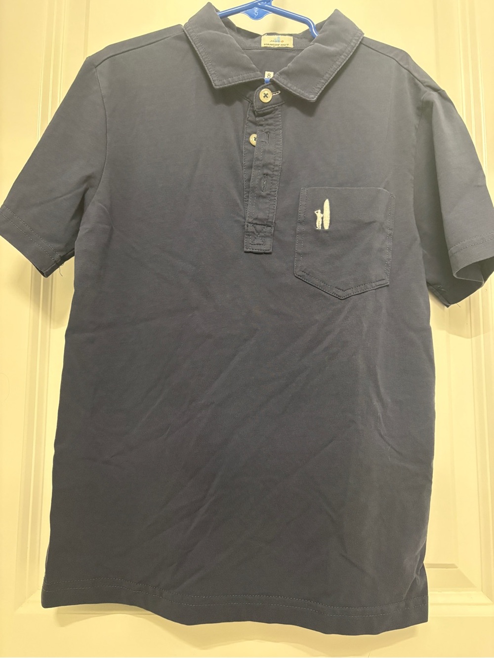 johnnie-O Boys Cotton Polo Tee - Size 8